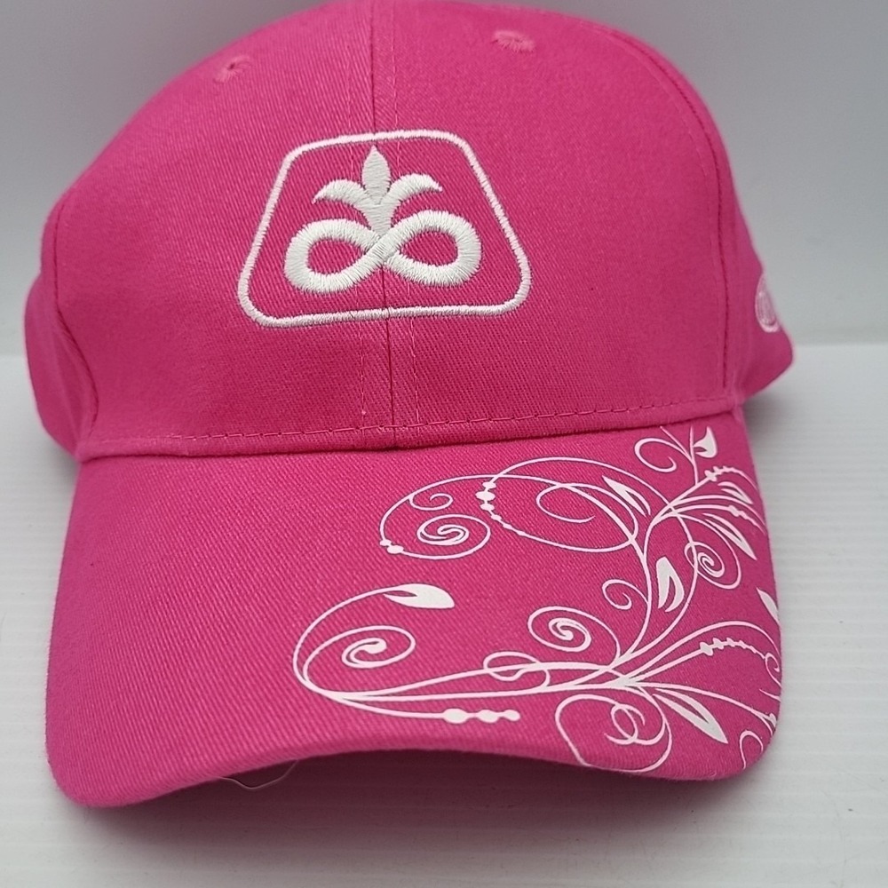 Pioneer Dupont Women's Solid Pink Designer Strapback Hat Cap Ballcap One Size